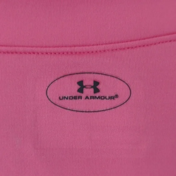 Under Armour Cold Gear Semi-Fitted Long Sleeve Athletic Top L Pink - Picture 3 of 14